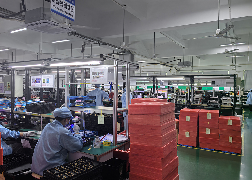 smt贴片加工点数和产能厂家生产图